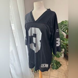 Vintage 1995 Starter Oakland Raiders Jersey –‎ Jeff George #3 – Men’s M (44)